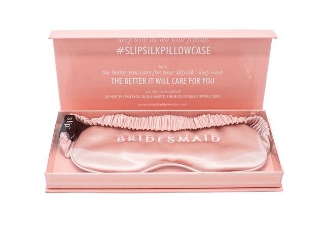 slip Pure Silk Sleep Mask BRIDESMAID - New