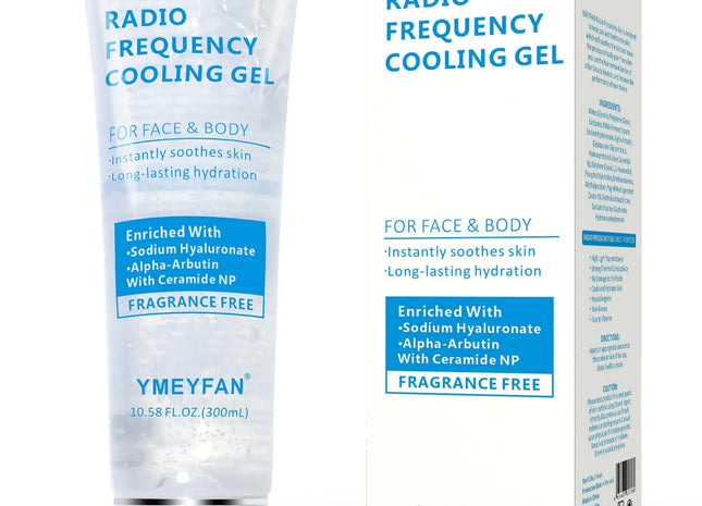 YMEYFAN Conductive Gel for Microcurrent Facial Device Cooling Gel for Laser Hair Removal Fragrance-Free Hypoallergenic Gel Primer for RF Device Premium Gel Hydrating Soothes for Face Skin Care