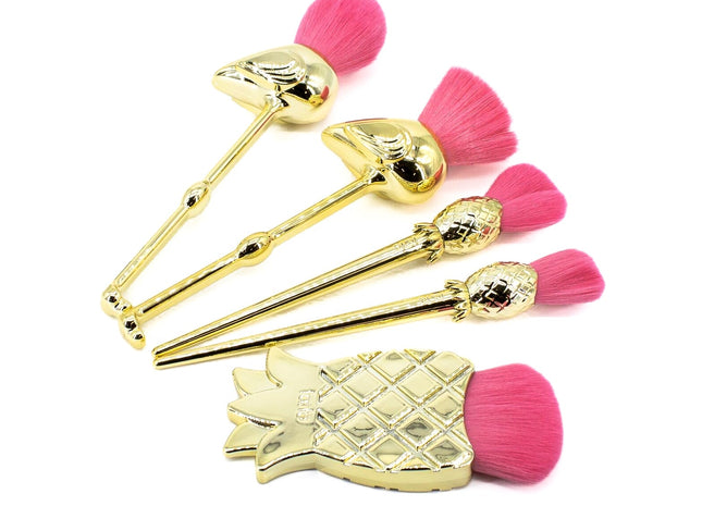tarte Let's Flamingle Brush Set 5 pieces - Imperfect Box