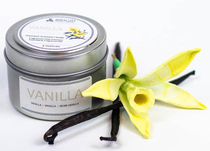 Vanilla Soy Wax Candle - French, Tahitian, and Madagascar Vanillas