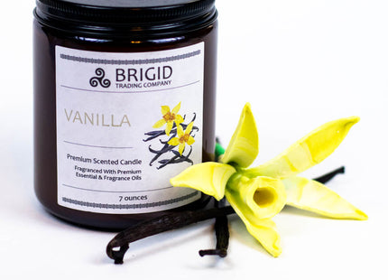 Vanilla Soy Wax Candle - French, Tahitian, and Madagascar Vanillas